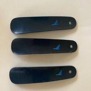 Piedmont Airlines shoe horns lot of 3 1980s vintage first class amenity items